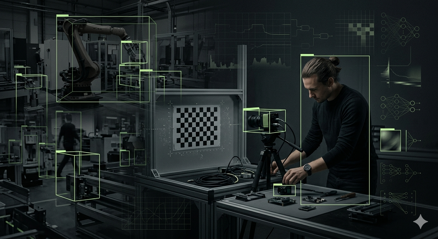 Experience section visual representing applied computer vision work